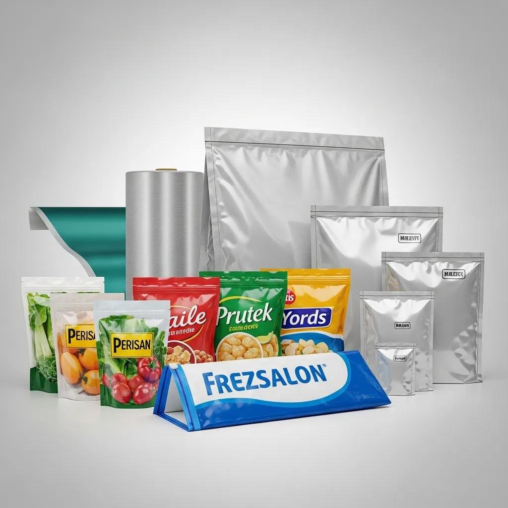 Variety of finished products made from multi-layer co-extrusion blown film, showcasing quality and functionality in packaging