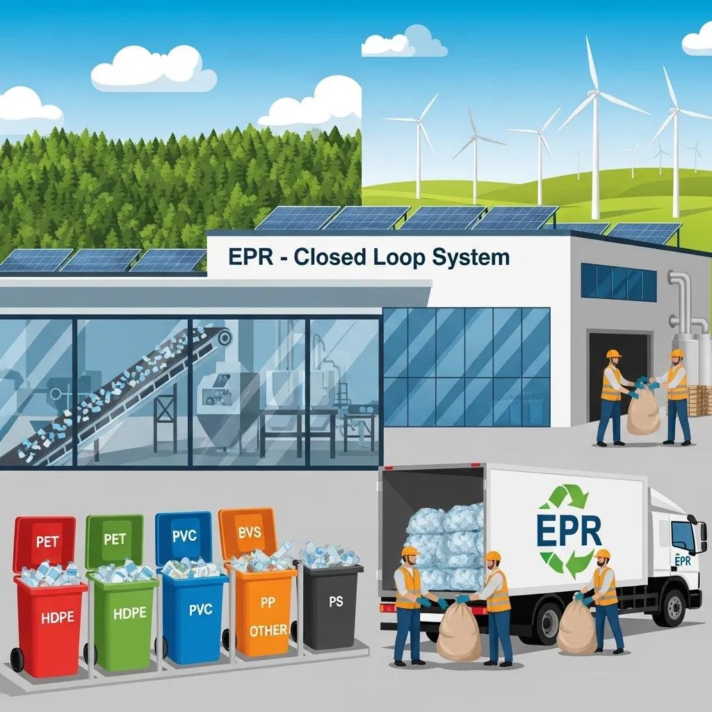 Illustration of Extended Producer Responsibility in Nigeria's plastic manufacturing sector